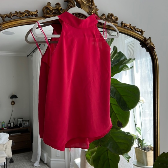 Zara Tops Zara Fuchsia Pink Halter Top Poshmark